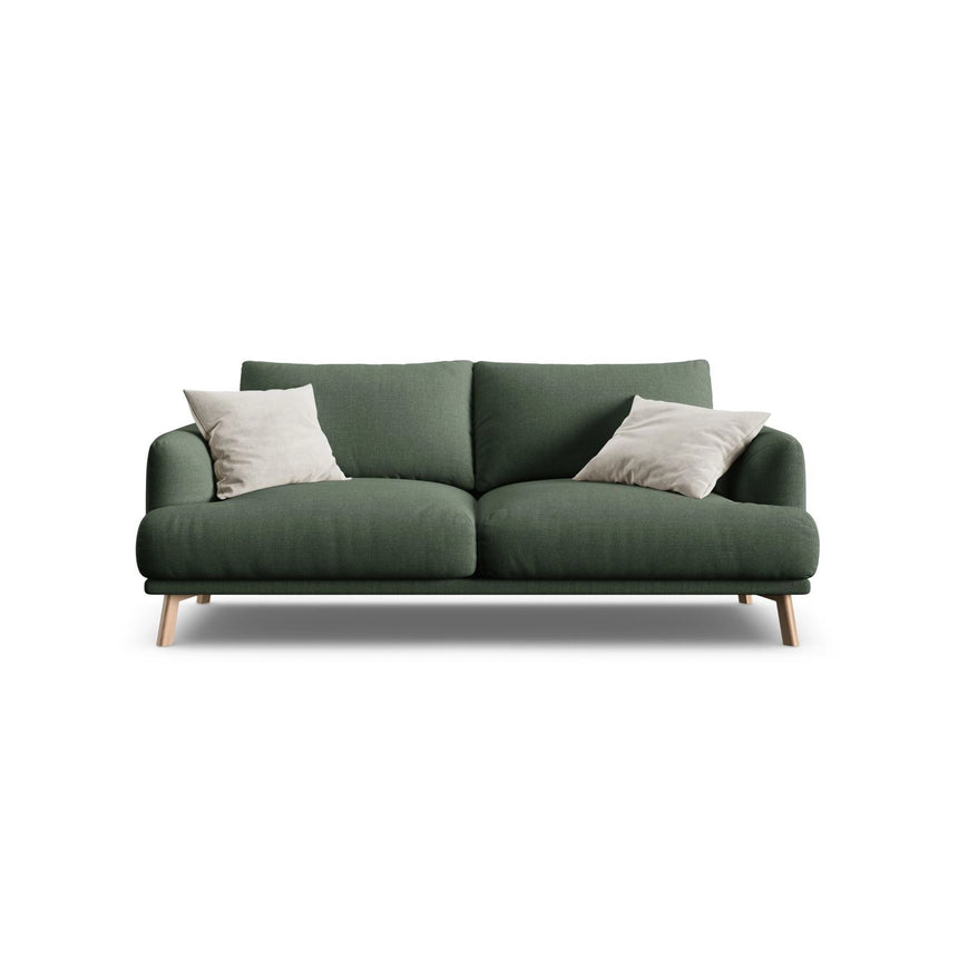 Naomi 2-Sitzer Sofa aus Strukturierter Stoff in Moosgrün (Liberty 12), 170x95 cm von Micadoni – Bild 1