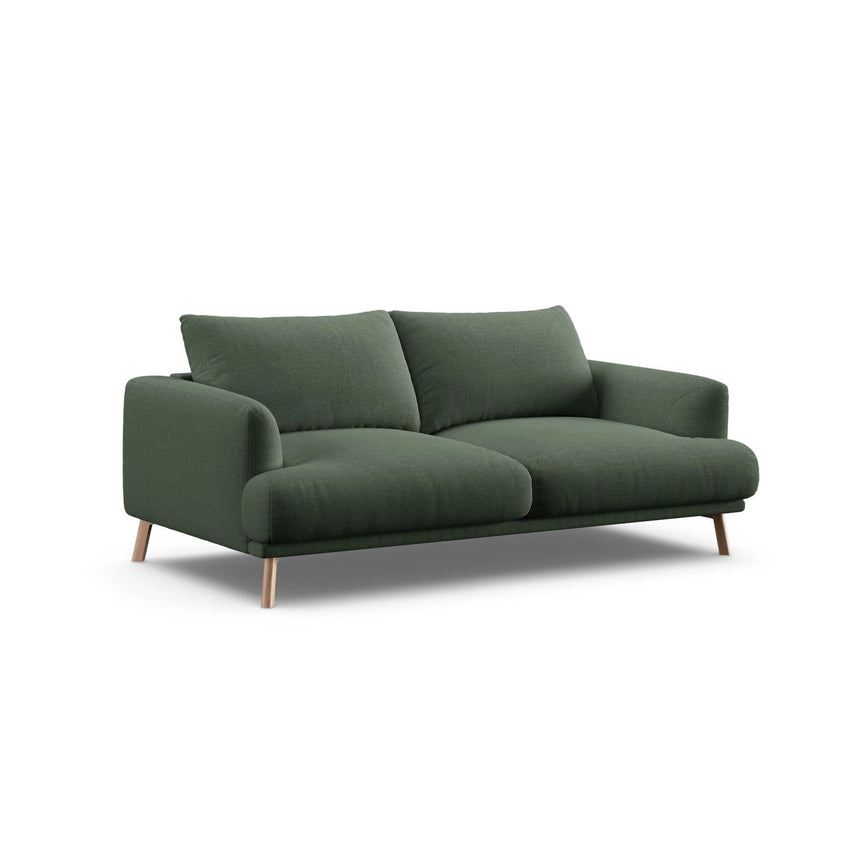 Naomi 2-Sitzer Sofa aus Strukturierter Stoff in Moosgrün (Liberty 12), 170x95 cm von Micadoni – Bild 4
