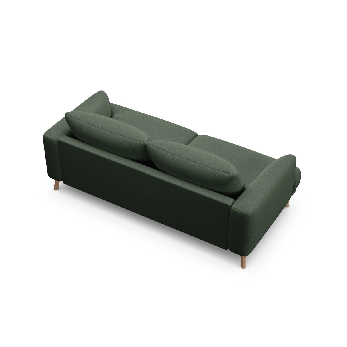 Naomi 2-Sitzer Sofa aus Strukturierter Stoff in Moosgrün (Liberty 12), 170x95 cm von Micadoni – Bild 5