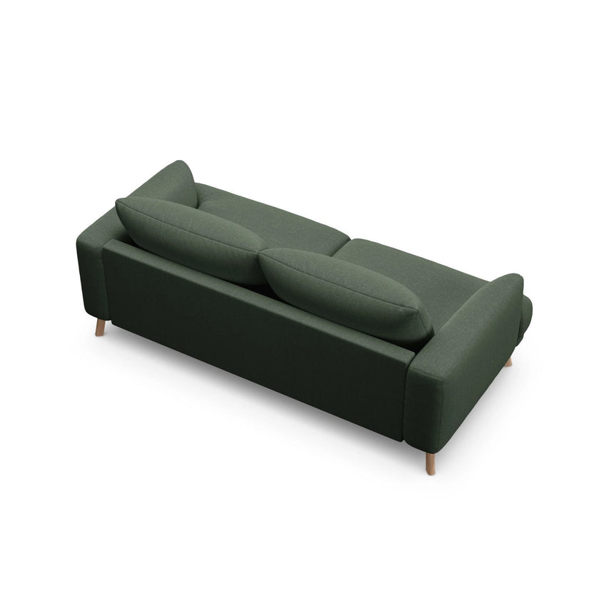 Naomi 2-Sitzer Sofa aus Strukturierter Stoff in Moosgrün (Liberty 12), 170x95 cm von Micadoni – Bild 5