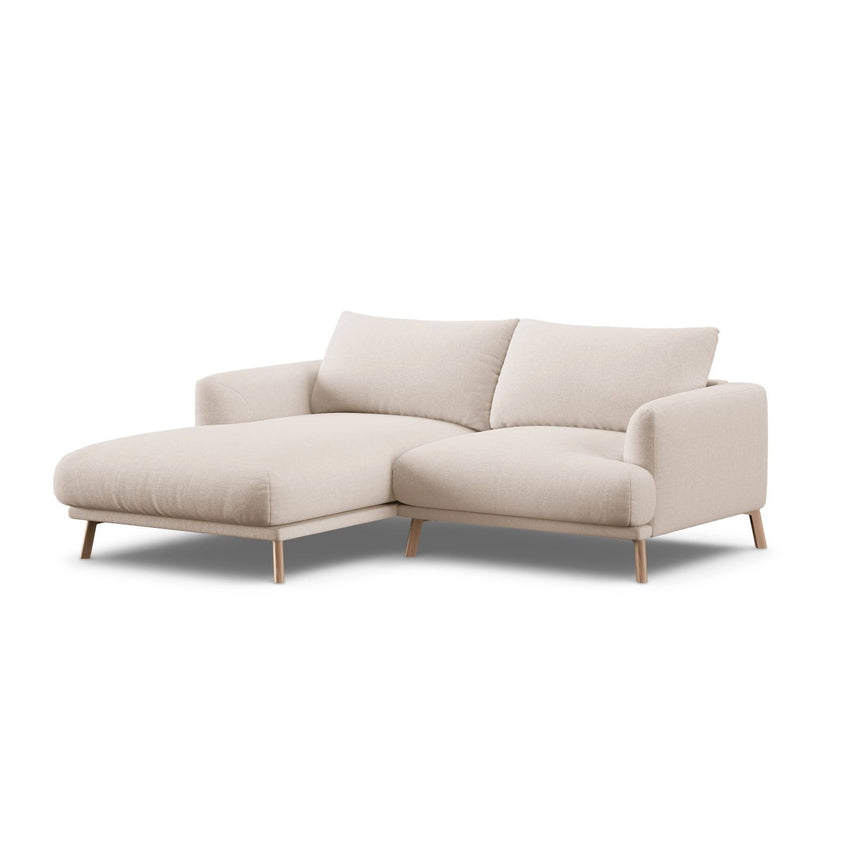 Naomi 3-Sitzer Ecksofa, Linke Seite, aus Samt oder Strukturstoff, 200x170 cm von Micadoni – Bild 4