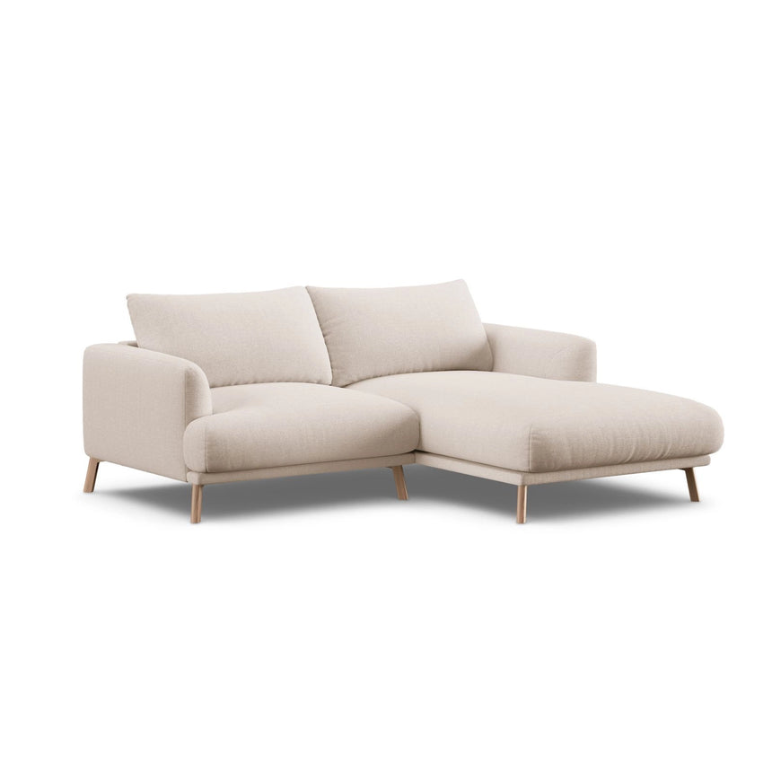 Naomi 3-Sitzer Ecksofa, Rechte Seite, aus Samt oder Strukturstoff, 200x170 cm von Micadoni – Bild 4
