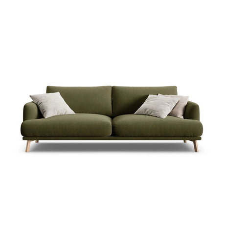 Naomi 3-Sitzer Sofa aus Samt in Grün (Salvador 8), 200x95 cm von Micadoni – Bild 1
