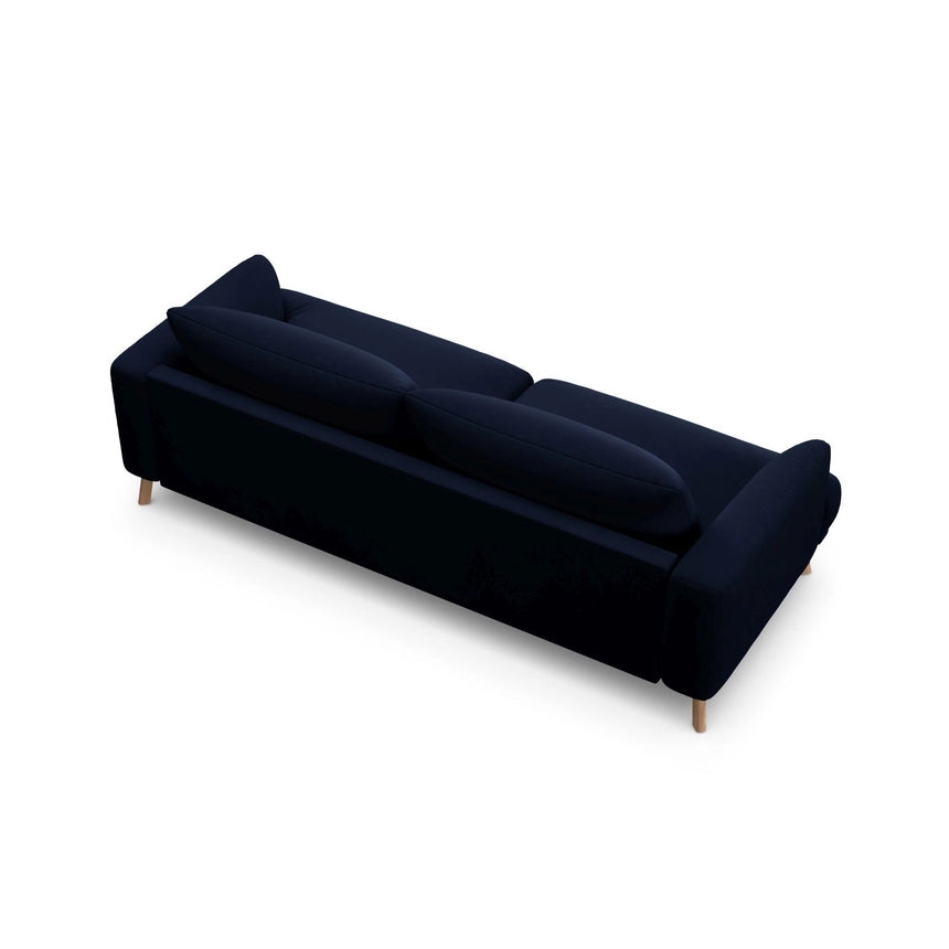 Naomi 3-Sitzer Sofa aus Samt in Königsblau (Salvador 5), 200x95 cm von Micadoni – Bild 5