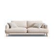 Naomi 3-Sitzer Sofa aus Samt oder Strukturstoff, 200x95 cm von Micadoni – Bild 1