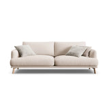 Naomi 3-Sitzer Sofa aus Samt oder Strukturstoff, 200x95 cm von Micadoni – Bild 1