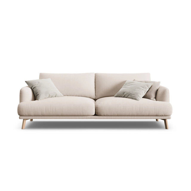 Naomi 3-Sitzer Sofa aus Samt oder Strukturstoff, 200x95 cm von Micadoni – Bild 1