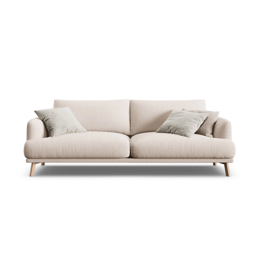 Naomi 3-Sitzer Sofa aus Samt oder Strukturstoff, 200x95 cm von Micadoni – Bild 1