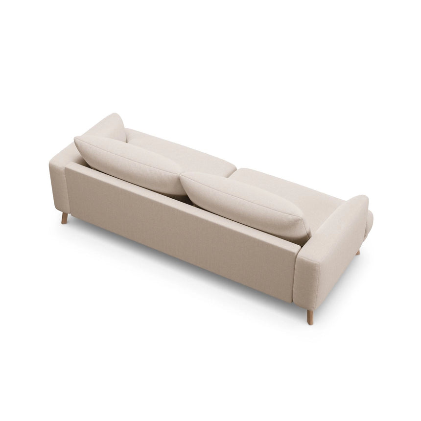 Naomi 3-Sitzer Sofa aus Samt oder Strukturstoff, 200x95 cm von Micadoni – Bild 5