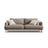 Naomi 3-Sitzer Sofa aus Strukturierter Stoff in Cappuccino (Liberty 5), 200x95 cm von Micadoni – Bild 1