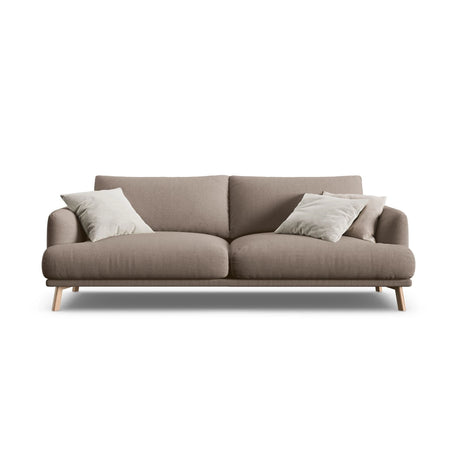 Naomi 3-Sitzer Sofa aus Strukturierter Stoff in Cappuccino (Liberty 5), 200x95 cm von Micadoni – Bild 1
