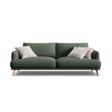 Naomi 3-Sitzer Sofa aus Strukturierter Stoff in Moosgrün (Liberty 12), 200x95 cm von Micadoni – Bild 1
