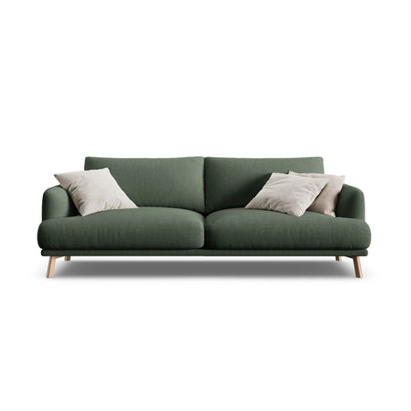 Naomi 3-Sitzer Sofa aus Strukturierter Stoff in Moosgrün (Liberty 12), 200x95 cm von Micadoni – Bild 1