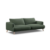 Naomi 3-Sitzer Sofa aus Strukturierter Stoff in Moosgrün (Liberty 12), 200x95 cm von Micadoni – Bild 4