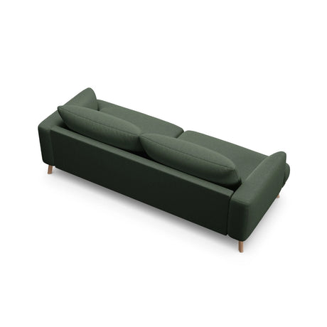 Naomi 3-Sitzer Sofa aus Strukturierter Stoff in Moosgrün (Liberty 12), 200x95 cm von Micadoni – Bild 5