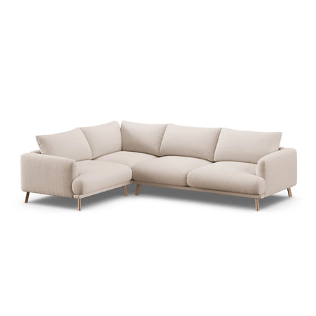 Naomi 4-Sitzer Ecksofa, Linke Seite, aus Samt oder Strukturstoff, 280x195 cm von Micadoni – Bild 4