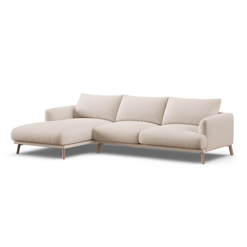 Naomi 4-Sitzer Ecksofa, Linke Seite, aus Samt oder Strukturstoff, 285x170 cm von Micadoni – Bild 4