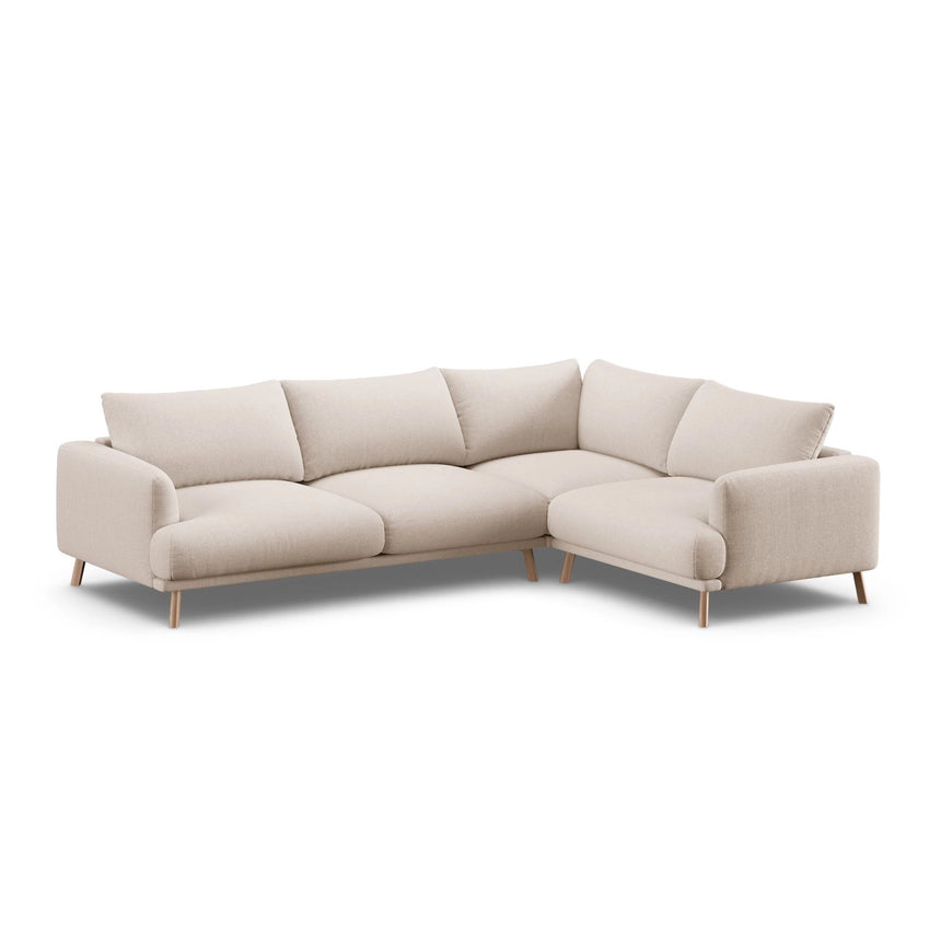Naomi 4-Sitzer Ecksofa, Rechte Seite, aus Samt oder Strukturstoff, 280x195 cm von Micadoni – Bild 4