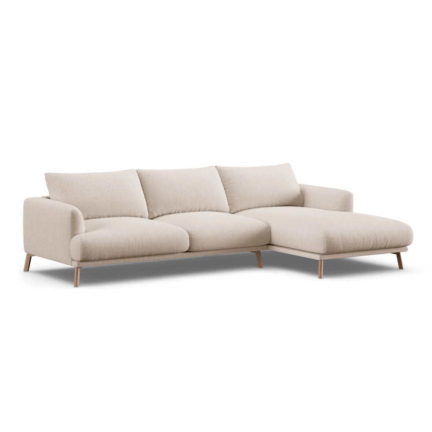 Naomi 4-Sitzer Ecksofa, Rechte Seite, aus Samt oder Strukturstoff, 285x170 cm von Micadoni – Bild 4