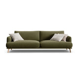 Naomi 4-Sitzer Sofa aus Samt in Grün (Salvador 8), 230x95 cm von Micadoni – Bild 1