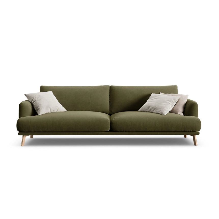 Naomi 4-Sitzer Sofa aus Samt in Grün (Salvador 8), 230x95 cm von Micadoni – Bild 1