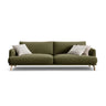 Naomi 4-Sitzer Sofa aus Samt in Grün (Salvador 8), 230x95 cm von Micadoni – Bild 1