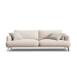 Naomi 4-Sitzer Sofa aus Samt oder Strukturstoff, 230x95 cm von Micadoni – Bild 1