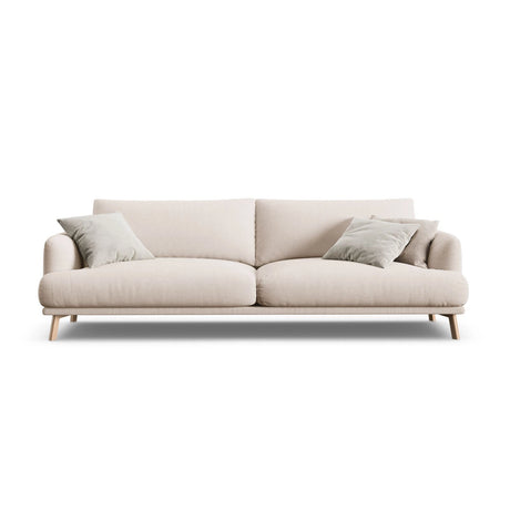 Naomi 4-Sitzer Sofa aus Samt oder Strukturstoff, 230x95 cm von Micadoni – Bild 1