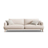 Naomi 4-Sitzer Sofa aus Samt oder Strukturstoff, 230x95 cm von Micadoni – Bild 1