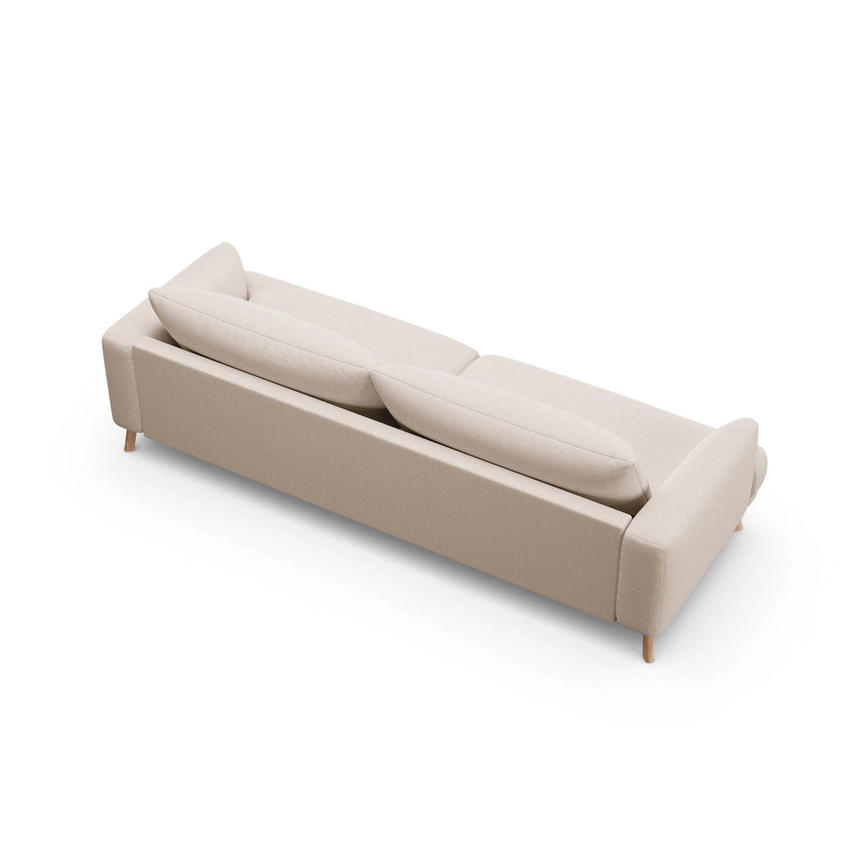 Naomi 4-Sitzer Sofa aus Samt oder Strukturstoff, 230x95 cm von Micadoni – Bild 5
