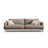 Naomi 4-Sitzer Sofa aus Strukturierter Stoff in Cappuccino (Liberty 5), 230x95 cm von Micadoni – Bild 1