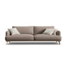 Naomi 4-Sitzer Sofa aus Strukturierter Stoff in Cappuccino (Liberty 5), 230x95 cm von Micadoni – Bild 1