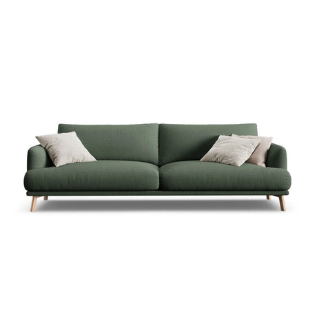 Naomi 4-Sitzer Sofa aus Strukturierter Stoff in Moosgrün (Liberty 12), 230x95 cm von Micadoni – Bild 1