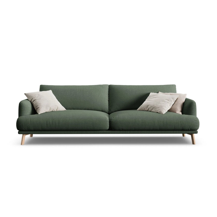 Naomi 4-Sitzer Sofa aus Strukturierter Stoff in Moosgrün (Liberty 12), 230x95 cm von Micadoni – Bild 1