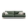 Naomi 4-Sitzer Sofa aus Strukturierter Stoff in Moosgrün (Liberty 12), 230x95 cm von Micadoni – Bild 1
