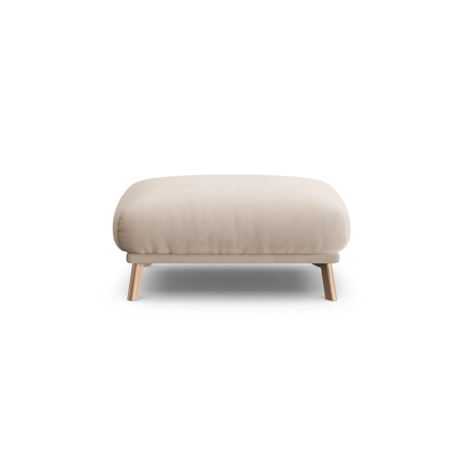 Naomi Pouf aus Samt in Beige (Salvador 1), 100x70 cm von Micadoni – Bild 1