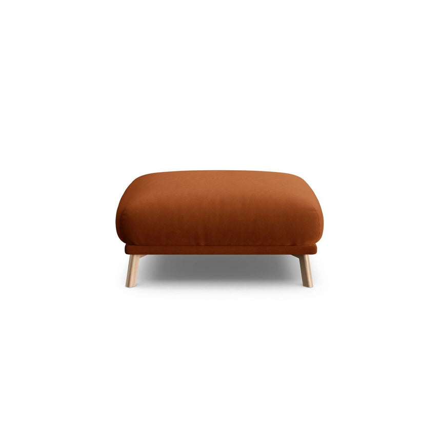 Naomi Pouf aus Samt in Terrakotta (Salvador 14), 85x85 cm von Micadoni – Bild 1