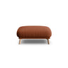 Naomi Pouf aus Strukturierter Stoff in Brick (Liberty 9), 100x70 cm von Micadoni – Bild 1
