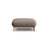 Naomi Pouf aus Strukturierter Stoff in Cappuccino (Liberty 5), 100x70 cm von Micadoni – Bild 1