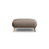 Naomi Pouf aus Strukturierter Stoff in Cappuccino (Liberty 5), 100x70 cm von Micadoni – Bild 1