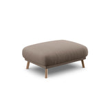 Naomi Pouf aus Strukturierter Stoff in Cappuccino (Liberty 5), 100x70 cm von Micadoni – Bild 4