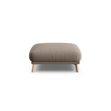 Naomi Pouf aus Strukturierter Stoff in Cappuccino (Liberty 5), 85x85 cm von Micadoni – Bild 1