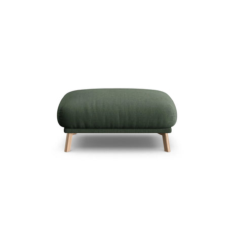 Naomi Pouf aus Strukturierter Stoff in Moosgrün (Liberty 12), 100x70 cm von Micadoni – Bild 1