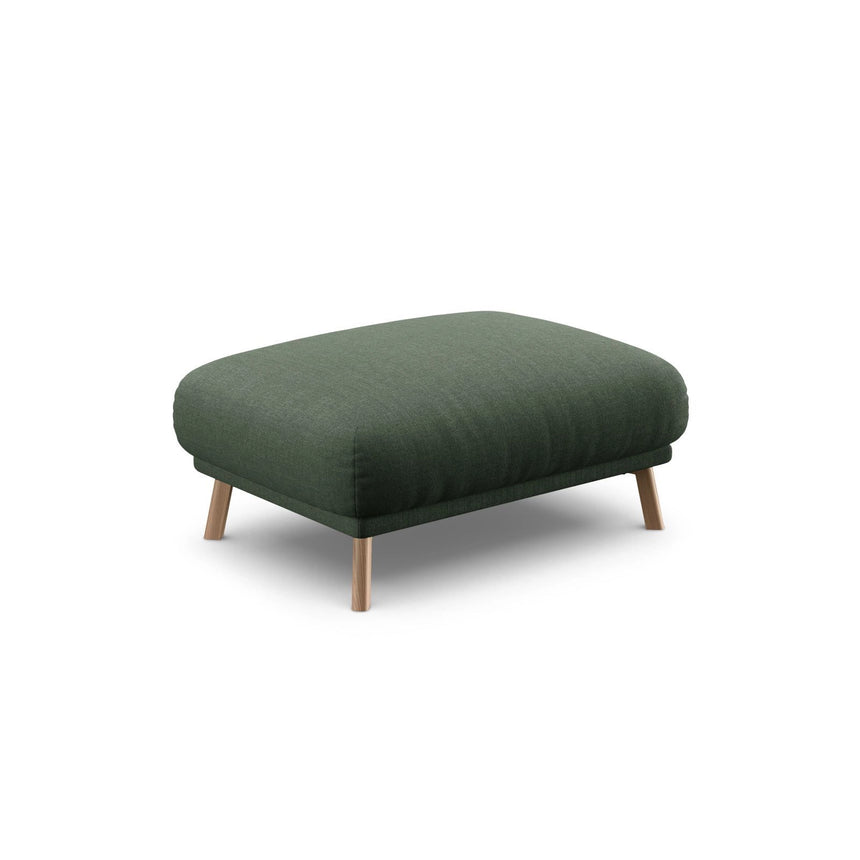 Naomi Pouf aus Strukturierter Stoff in Moosgrün (Liberty 12), 100x70 cm von Micadoni – Bild 4