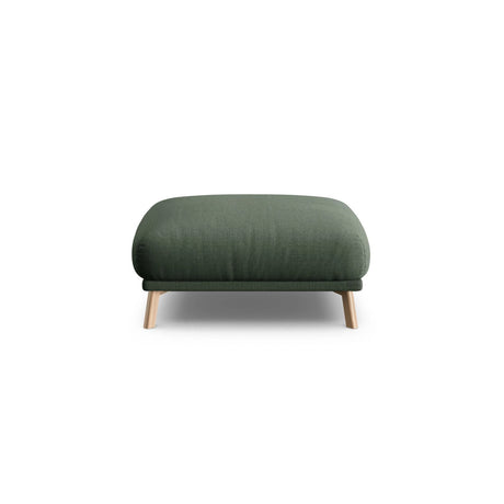 Naomi Pouf aus Strukturierter Stoff in Moosgrün (Liberty 12), 85x85 cm von Micadoni – Bild 1