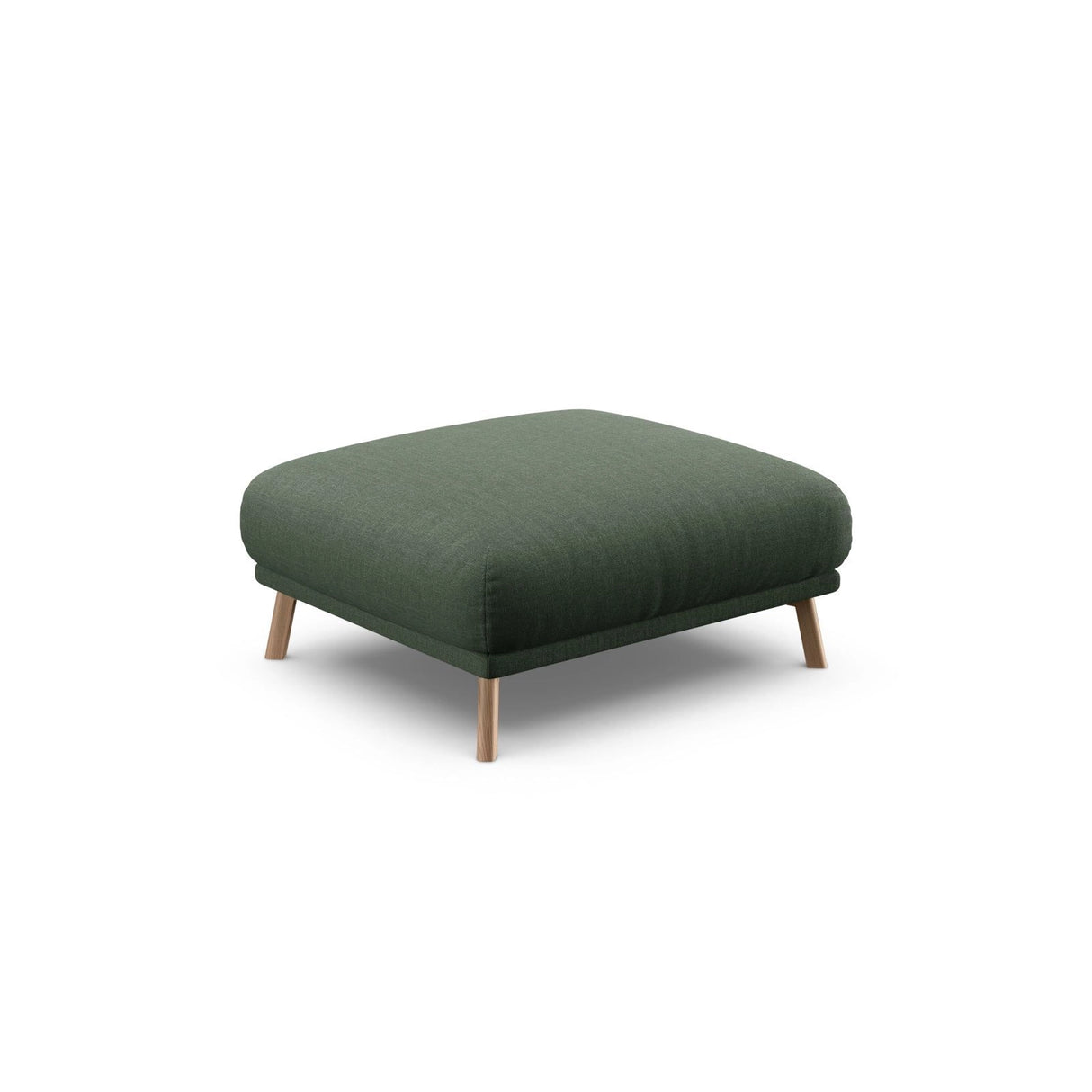 Naomi Pouf aus Strukturierter Stoff in Moosgrün (Liberty 12), 85x85 cm von Micadoni – Bild 4