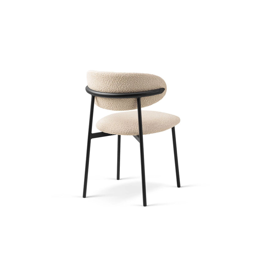Nina Essstuhl, Polster aus Boucle (Bal2074), in Beige von Micadoni – Bild 4