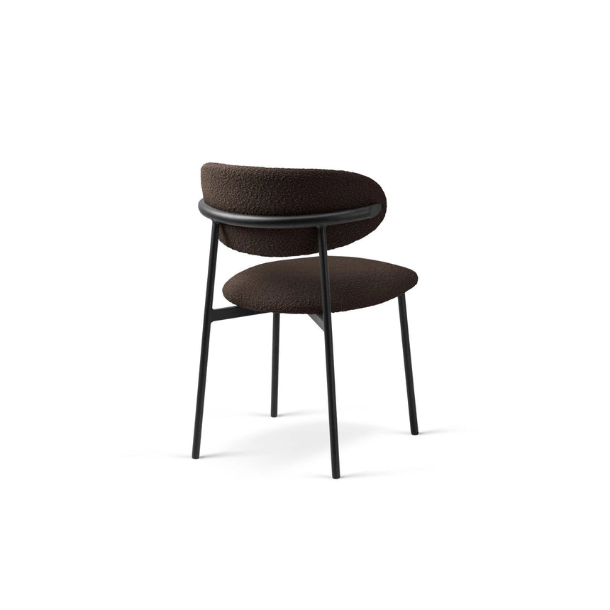 Nina Essstuhl, Polster aus Boucle (Bal2081), in Braun von Micadoni – Bild 4