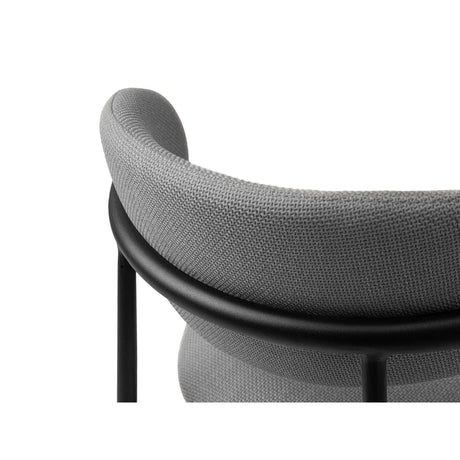 Nina Essstuhl, Polster aus Strukturierter Stoff (Bjo34), in Warm grey von Micadoni – Bild 5