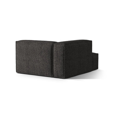 Nuria Modulares Sofa Sitzelement, Linke Seite, aus Boucle in Anthrazit (Monet Anthracite), 147x127 cm von Micadoni – Bild 4